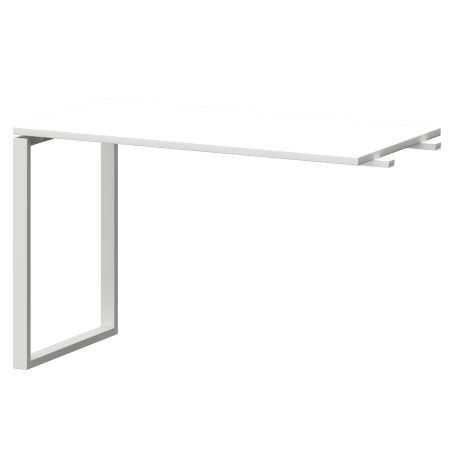 Бриф-приставка Смарт СМБ25-О-12.Пр25 1200x600x750 (Белый/Белый)