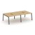 Рабочая станция 2-х сторонняя SN-5A.DRS-051 (1960х1632х750) (Тиквуд Светлый/Металл Антрацит)