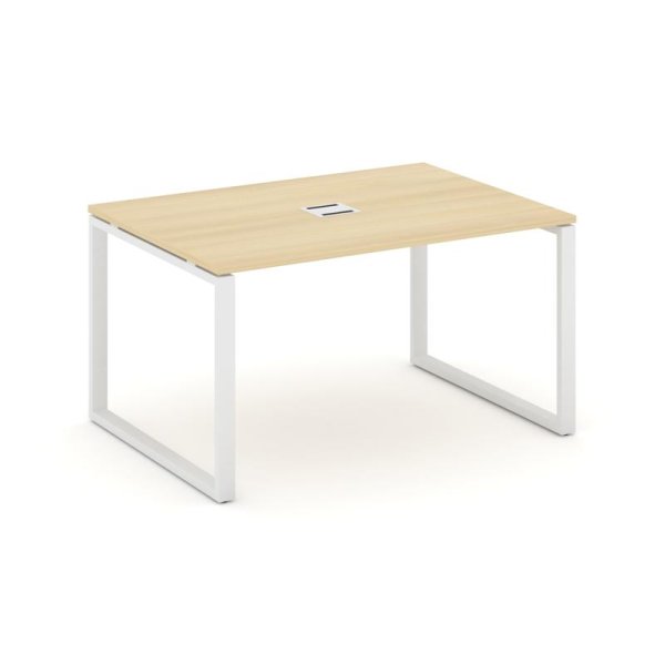 Стол переговорный SN-6O.SPRG-001 (980х980х750) (Акация Лорка/Металл Белый)