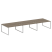 Рабочая станция Metal System Style БО.СМ-6.4 4800x1475x750 (Дуб Наварра/Серый металл)