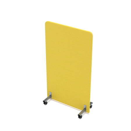 Акустическая мобильная перегородка SOFTOffice 011.МП.8014 800x377x1400 (Lemon)