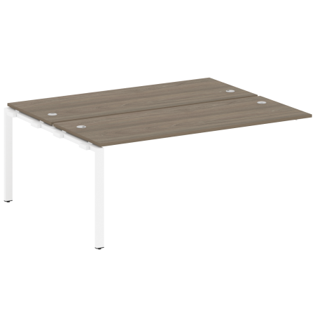 Проходной наборный элемент рабочей станции Metal System Style БП.ПРС-СП-2.5 1800x1475x750 (Вяз/Белый металл)