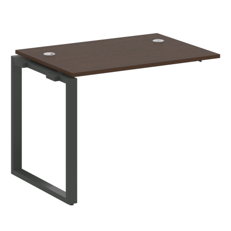 Проходной наборный элемент рабочей станции Metal System Style БО.ПРС-СП-1.1 1000x720x750 (Венге Цаво/Антрацит металл)