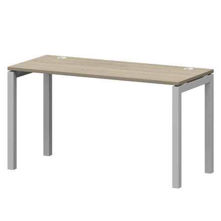 Стол на металлокаркасе Смарт СМС25-П-10К.60.Пр50 1000x600x750 (Кронберг/Белый)