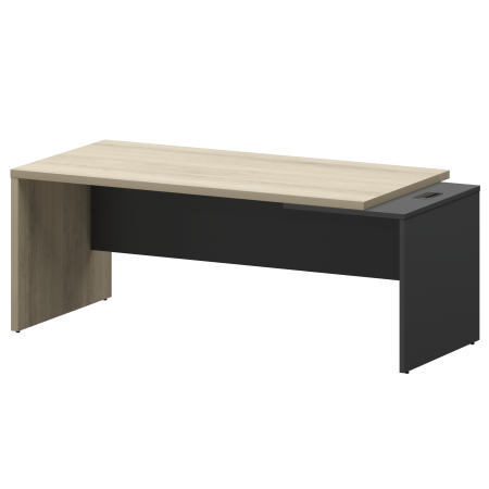 Стол руководителя правый Кортез KZ-20R 2000x900x750 (Кронберг/Графит)