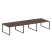 Рабочая станция Metal System Style БО.СМ-6.3 4200x1475x750 (Дуб Наварра/Серый металл)