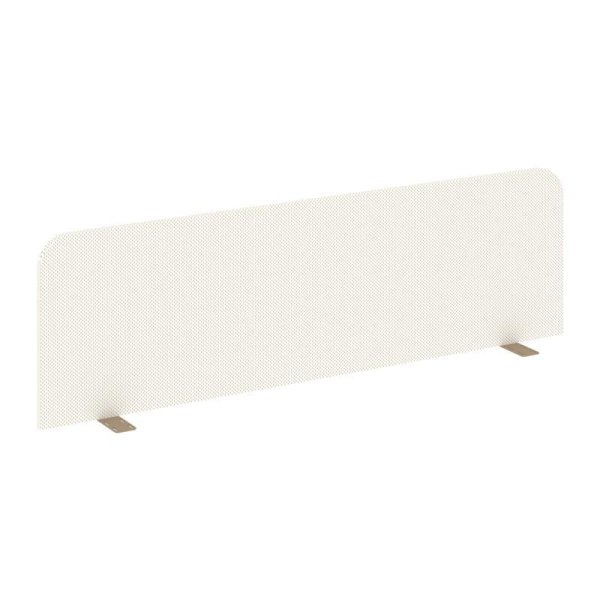 Экран продольный ES.TEKR.S-138 (1380х18х410) (Белый/Металл Латте)