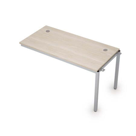 6МБС.179 Линейные бенч-системы, средний модуль (1400x700x750) (Шамони светлый/Алюминий матовый)