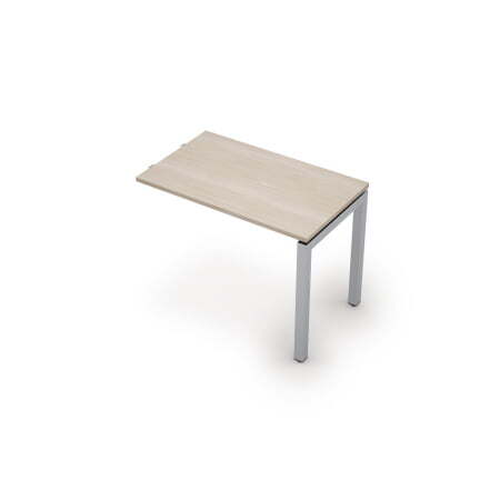 6МПР.501 Приставной элемент (1000x600x750) (Шамони светлый/Алюминий матовый)