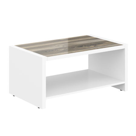 Журнальный стол Morris MCT 106 1000x600x470 (Дуб Базель/Белый)