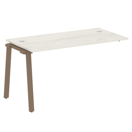 Проходной наборный элемент рабочей станции Metal System Style БА.ПРС-СП-1.3 1400x720x750 (Дуб Наварра/Мокко металл)