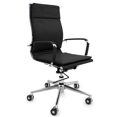 AL 771 Кресло офисное, экокожа (Черный)