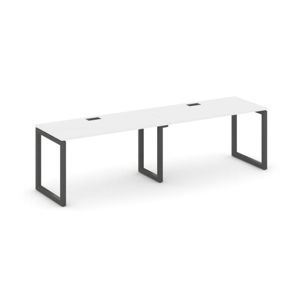 Рабочая станция 1 сторонняя SN-5O.ORS-021 (1960х800х750) (Белый/Металл Антрацит)