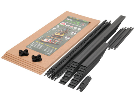 Стеллаж SBL 180KD/120x45/5 (Черный)