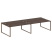 Рабочая станция Metal System Style БО.СМ-4.5 3600x1475x750 (Дуб Наварра/Серый металл)