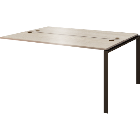 Модуль двойной на 2 рабочих места Арго-М АМБЭ-005 1800x1496x760 (Ясень шимо/Антрацит)