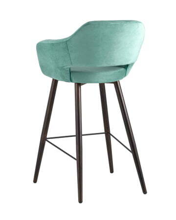 Стул барный Саймон велюр морской (Стул барный Саймон морской)