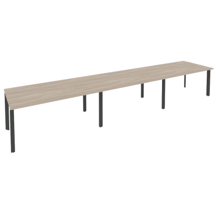 Стол переговорный Onix O.MP-PRG-3.4 4740x980x750 (Дуб Аттик/Черный металл)