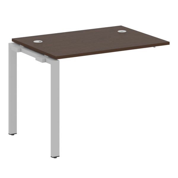 Проходной наборный элемент рабочей станции Metal System Style БП.ПРС-СП-1.1 1000x720x750 (Венге Цаво/Серый металл)