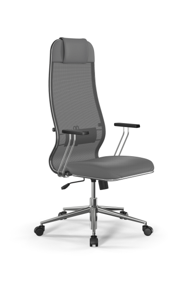 Кресло для руководителя Метта Sit 10 B1-115T - X2+Extra /Um00/Wm12/T1bp-c(M09.B23.G18.W01) (Серый)