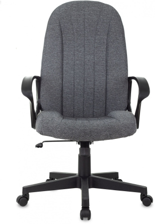 Кресло руководителя T-898 серый 3C1 крестов. пластик (Серый)
