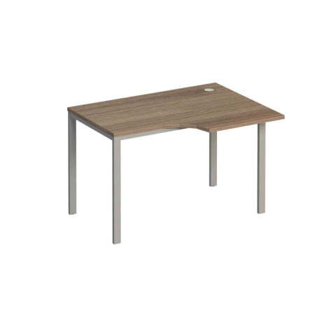 Стол эргономичный правый на металлокаркасе  Комфорт МП2 К 192 1200x900x750 (Дуб шамони темныйСерый)