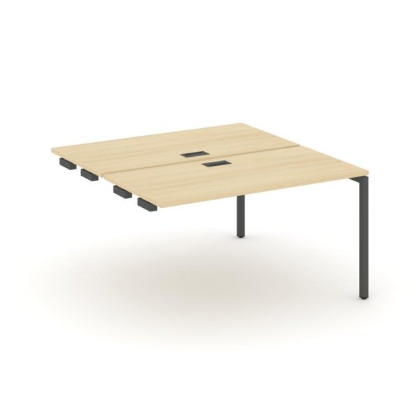 Стол-приставка к опорным элементам SN-4P.DPRS-003 (1380х1232х750) (Акация Лорка/Металл Антрацит)