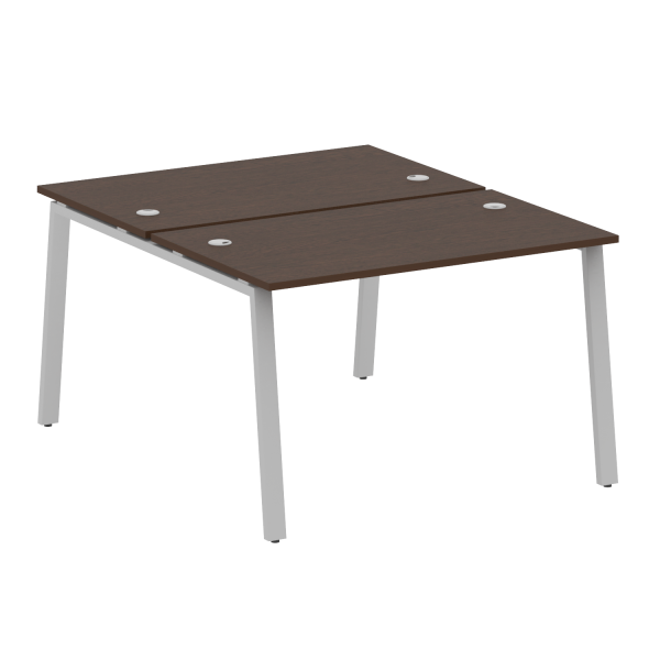 Рабочая станция Metal System Style БА.РАС-СП-2.2 1200x1475x750 (Венге Цаво/Серый металл)