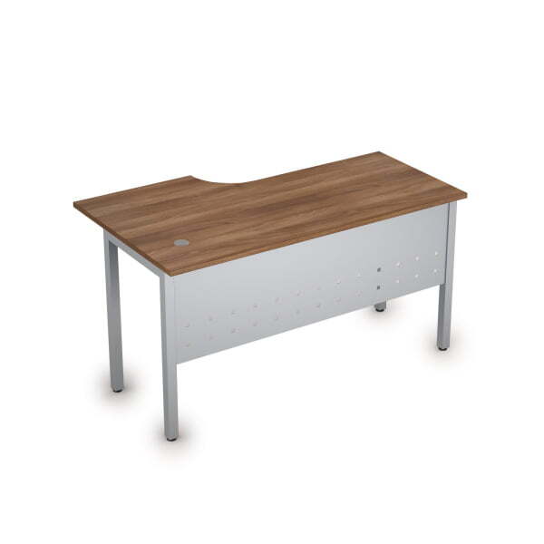 Стол письменный на металлокаркасе прав Стиль 2МК.145 1400x800x750 (Шамони темныйСерый)