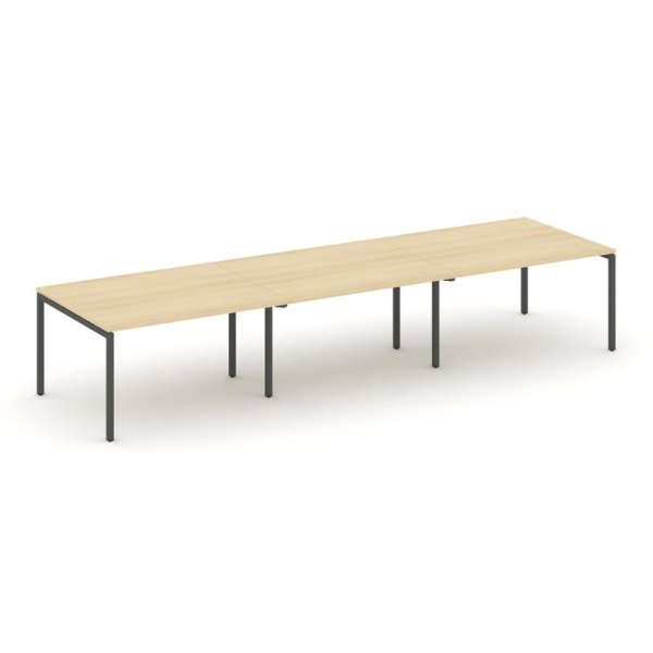 Стол переговорный SN-4P.SPRG-053.3 (4410х1180х750) (Акация Лорка/Металл Антрацит)