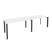 Рабочая станция на П-образном м/к Onix O.MP-RS-2.3.7 2760x720x750 (Тиквуд Темный/Белый Металл)