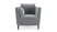 Кресло Neapole (1030x920x960) Серый (Серый)