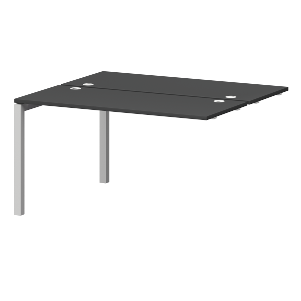 Модуль двойной универсальный на металлокаркасе Смарт СМС2-П-12К.120Э.Пр50 1200x1236x750 (Графит/Белый)