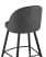Стул барный Лион темно-серая экокожа (Стул барный Лион темно-серый)
