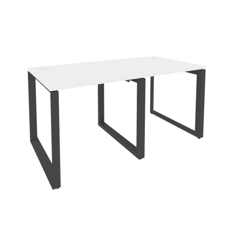 Рабочая станция на О-образном м/к Onix O.MO-RS-2.0.8 1560x800x750 (Белый Бриллиант/Черный металл)