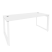 Стол рабочий на О-образном м/к Onix O.MO-SRR-5.8 1780x800x750 (Белый Бриллиант/Белый Металл)