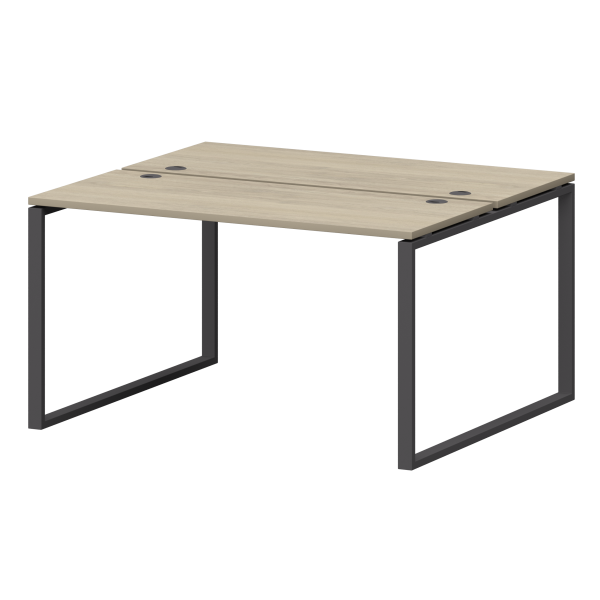 Бенч двойной на металлокаркасе Смарт СМС2-О-12К.120.Пр25 1200x1236x750 (Кронберг/Антрацит)