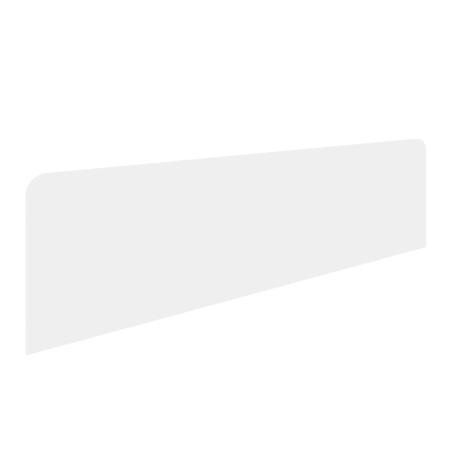 Экран для столов С.СП-5, С-СП-5.1, С-СП-5.2, С-СП-5.3 Slim С.ЭКР-6 1290x435x18 (Белый)