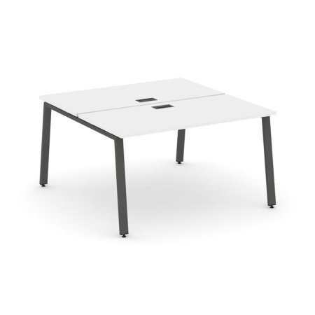 Рабочая станция 2-х сторонняя SN-6A.DRS-012 (1180х1432х750) (Белый/Металл Антрацит)