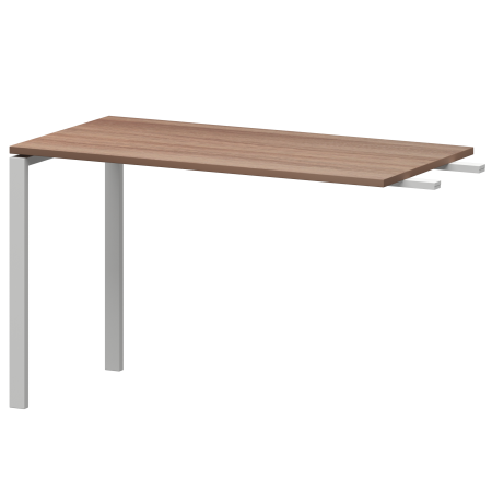 Бриф-приставка на металлокаркасе Арго-М АМ-120.60 1200x600x760 (Темный шимо/Белый)