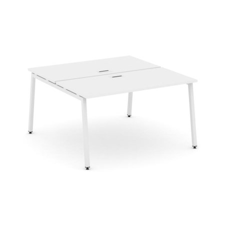 Рабочая станция 2-х сторонняя SN-4A.DRS-022 (1180х1632х750) (Белый/Металл Белый)