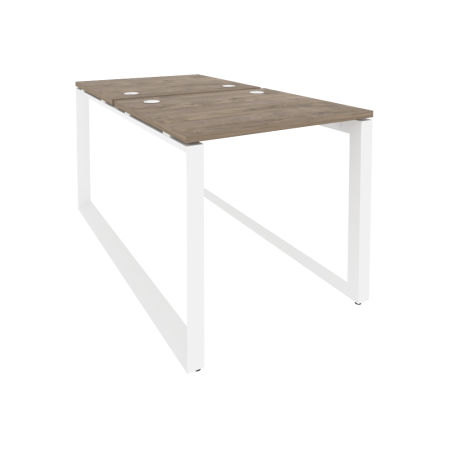 Рабочая станция на О-образном м/к Onix O.MO-D.RS-2.0.7 780x1475x750 (Тиквуд Темный/Белый Металл)