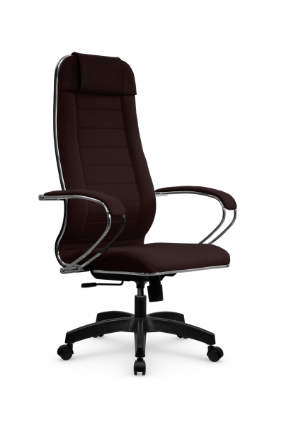 Кресло для руководителя Метта МЕТТА B 1m 32P/подл.127/осн.001 (Темно-коричневый)