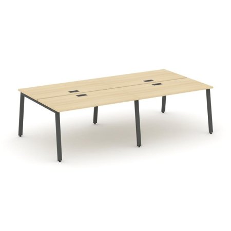 Рабочая станция 2-х сторонняя SN-6A.DRS-041 (1960х1432х750) (Акация Лорка/Металл Антрацит)