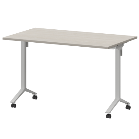 Стол мобильный складной Моби МБ22-120.70 1200x700x750 (Ясень шимо/Белый)