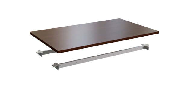 Столешница одинарная 120 Steel 11120 1200x700x25 (Дуб темный)