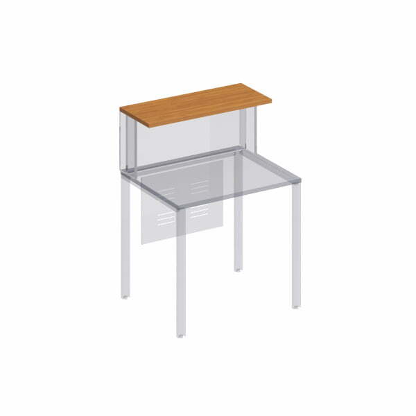 Полка настольная Формула МП ФР 400 850x350x22 (Вяз светлый)