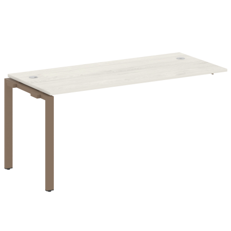 Проходной наборный элемент рабочей станции Metal System Style БП.ПРС-СП-1.4 1600x720x750 (Дуб Наварра/Мокко металл)