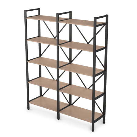 10СД.001 Стеллаж двойной (1560x400x2000) (Mokko)