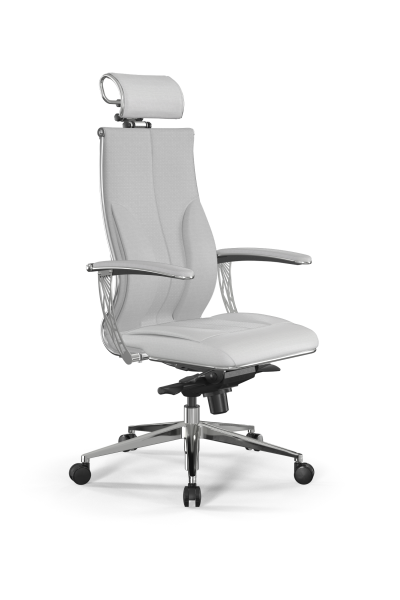 Кресло для руководителя Метта Samurai B2-11U - Infinity /Kc06/Wm06/U0mL-4c3/H2cL-3D(M06.B32.G11.W03) (Белый)